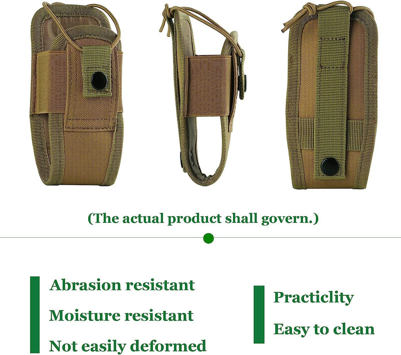 Molle Porta Radio Walkie Talkie Pouch Case per Cintura Di Servizio Radio Fondina Tattica Caccia Citofono Borsa Interfono