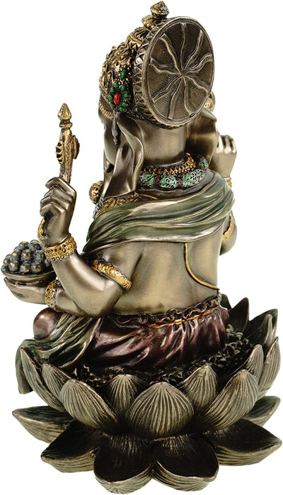 Ars-Bavaria, Statua "Ganesha Sul Trono Di Loto", Feng Shui