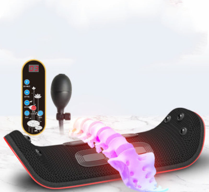 Pass Lumbar Massager Pulse Lumbar Spine Instrument to Relax the Waist