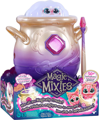 Magical Misting Cauldron with Interactive 8 Inch Pink Plush Toy