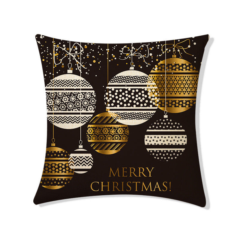 Creative Christmas Element Printing Pillowcase