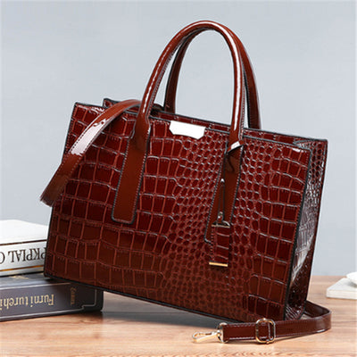 Diagonal Cross Bag Solid Color Stone Tote Bag