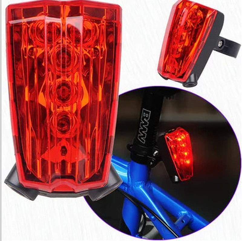 Parallel Line Safety Warning Bicycle Tail Light