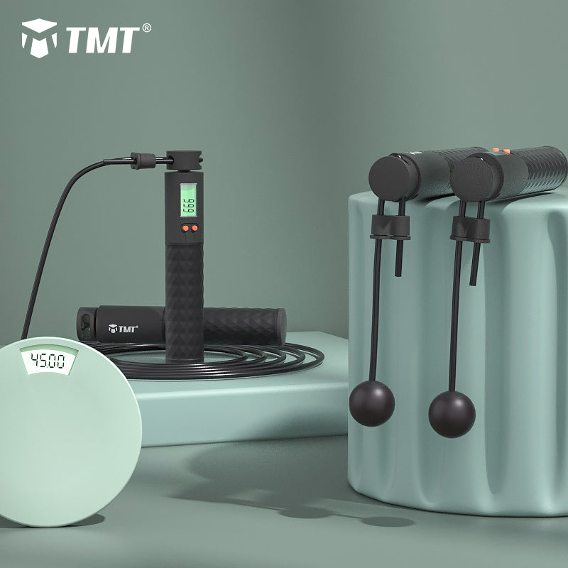 TMT Electronic Wireless Skipping Weight-Bearing Skipping Rope Non-Slip Handle