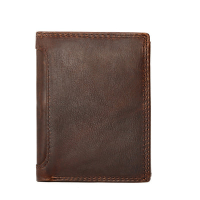 Men'S Business Vintage Leather Wallet