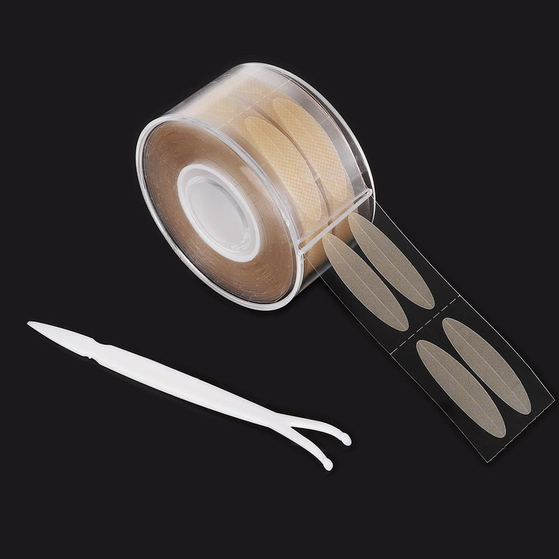 600Pcs Makeup Clear Beige Stripe Big Eyes Decoration Invisible Strong Adhesive Double Fold Eyelid Sticker Eyes Cosmetic Tool