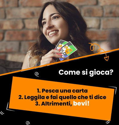 Giochi Alcolici - Probabilmente I Migliori Giochi Da Tavolo Adulti - Giochi per Bere in Italiano - Giochi Di Società per Feste - Gioco Di Carte - Drinking Game - Regali Divertenti - Idee Regalo