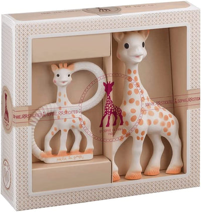 000001 Set Regalo Sophie La Giraffa, Anello Dentizione Con Borsa Regalo E Biglietto Inclusoy, Multicolore