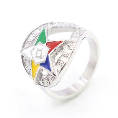 Fashion Creativity Personality Star Ring Stainless Steel