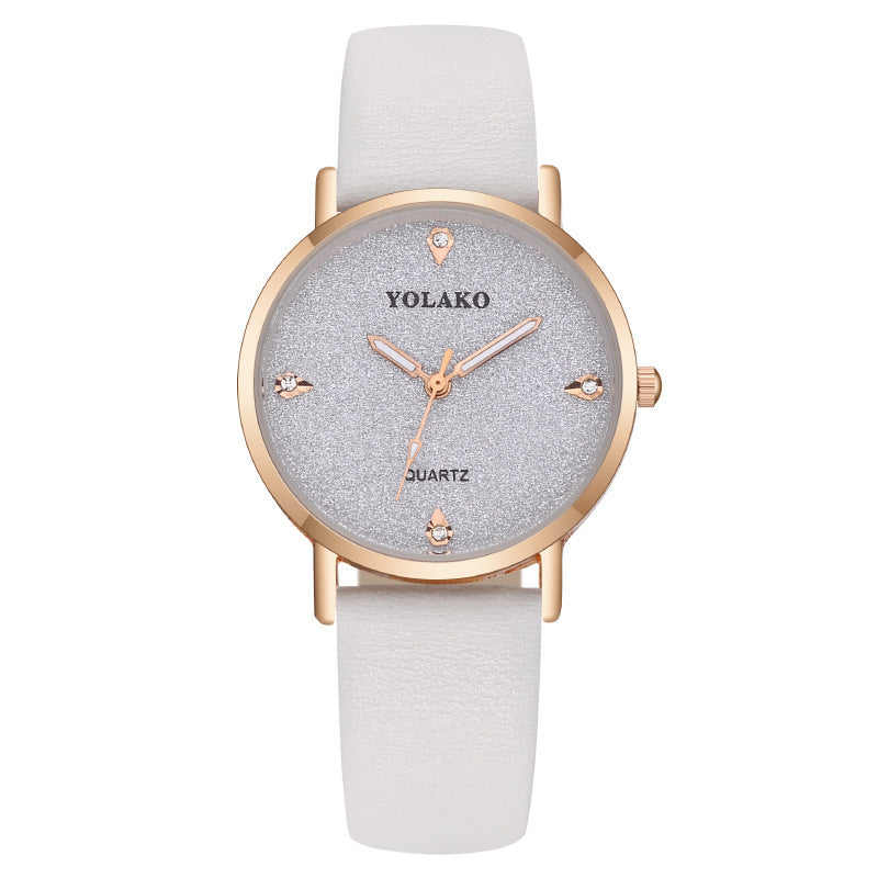 Fashion Simple Diamond Ladies Quartz Watch