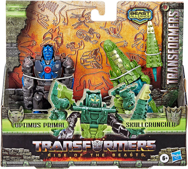 : Il Risveglio, Beast Alliance, Beast Combiner, Confezione Da 2 Con Giocattolo Di Optimus Primal, Dai 6 Anni in Su, 12,5 Cm