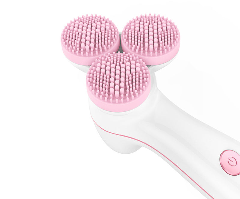 Three round 3D Silicone Cleansing Instrument