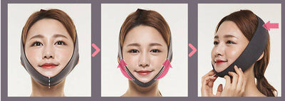 Face-Lift Artifact Thin Masseter Muscle Mandibular Cheekbonesphysical Correction Asymmetric Size V Face Bandage Men and Women Face-Lifting Instrument