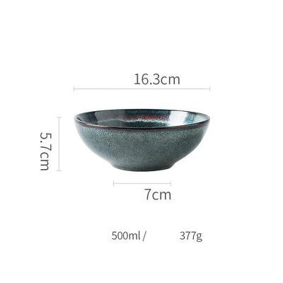 Commercial Ceramic Tableware Household Rice Ramen Bowl