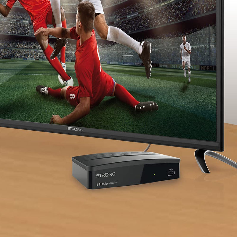 SRT8209 Decoder Digitale Terrestre Full Hd DVB-T2. Perfetto per Il Nuovo Standard Di Trasmissione.