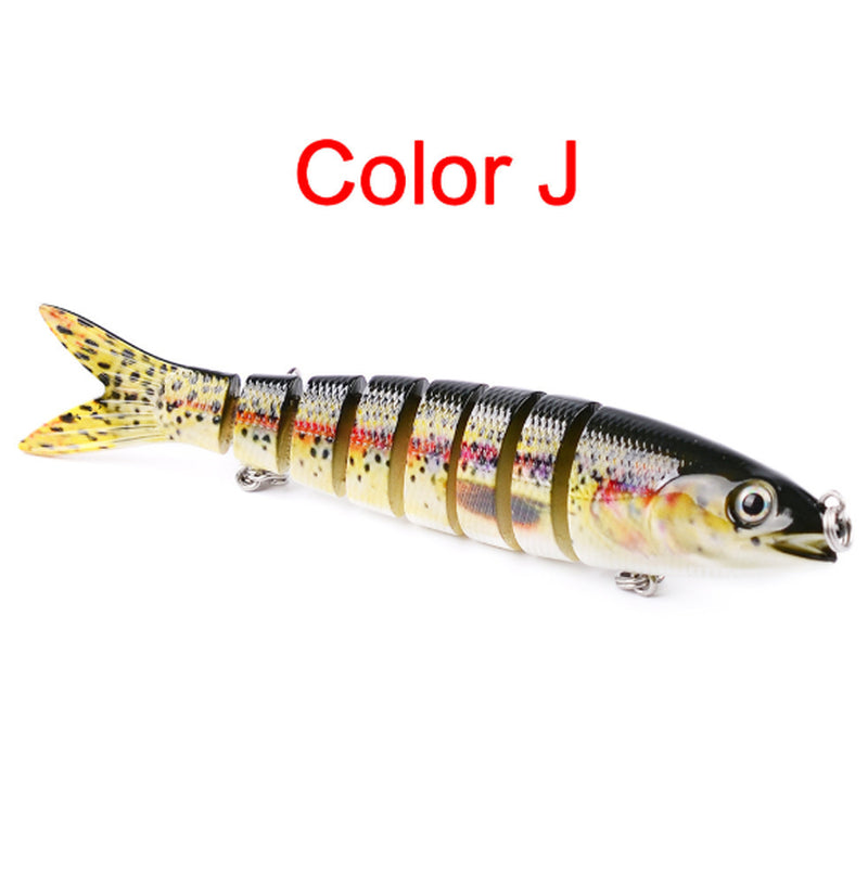 Pike Fishing Lures Artificial Multi Jointed Sections Hard Bait Trolling Pike Carp Fishing Tools