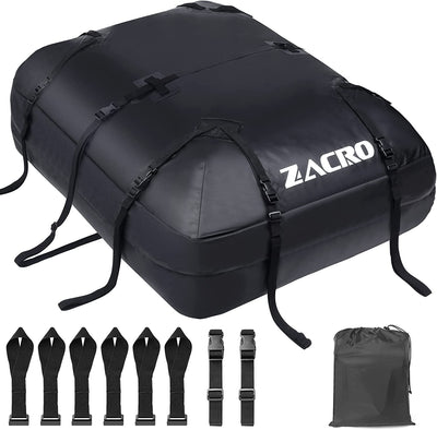 425L Borsa Portatutto per Tetto Dell'Auto Car Rooftop Cargo Bag Sacchetto Di Carico Del Sacchetto Di Tetto Dell'Automobile Impermeabile Durable Box Box Da Tetto per Viaggi, Nero