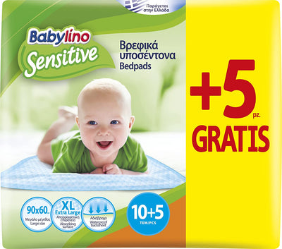 Sensitive Teli Cambio 60X90, Traversine Letto Con Assorbenza Extra, 15 Unità