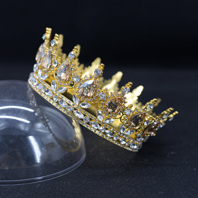 Bride Wedding Atmosphere round Crown Tiara