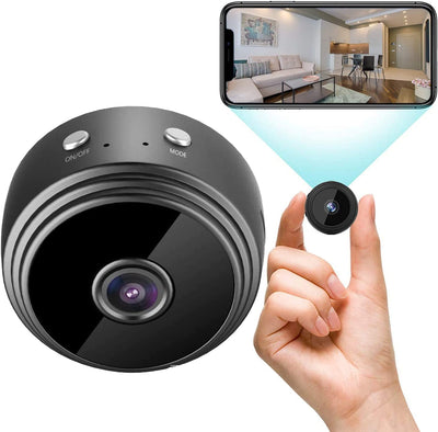 Telecamera Spia, 1080P HD Telecamera Nascosta Wifi Senza Fili Microcamera per Casa Lunga Durata Batteria Mini Videocamera Sorveglianza Interno Con Visione Notturna Rilevamento Di Movimento