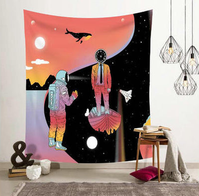 Astronaut Spaceman Background Cloth