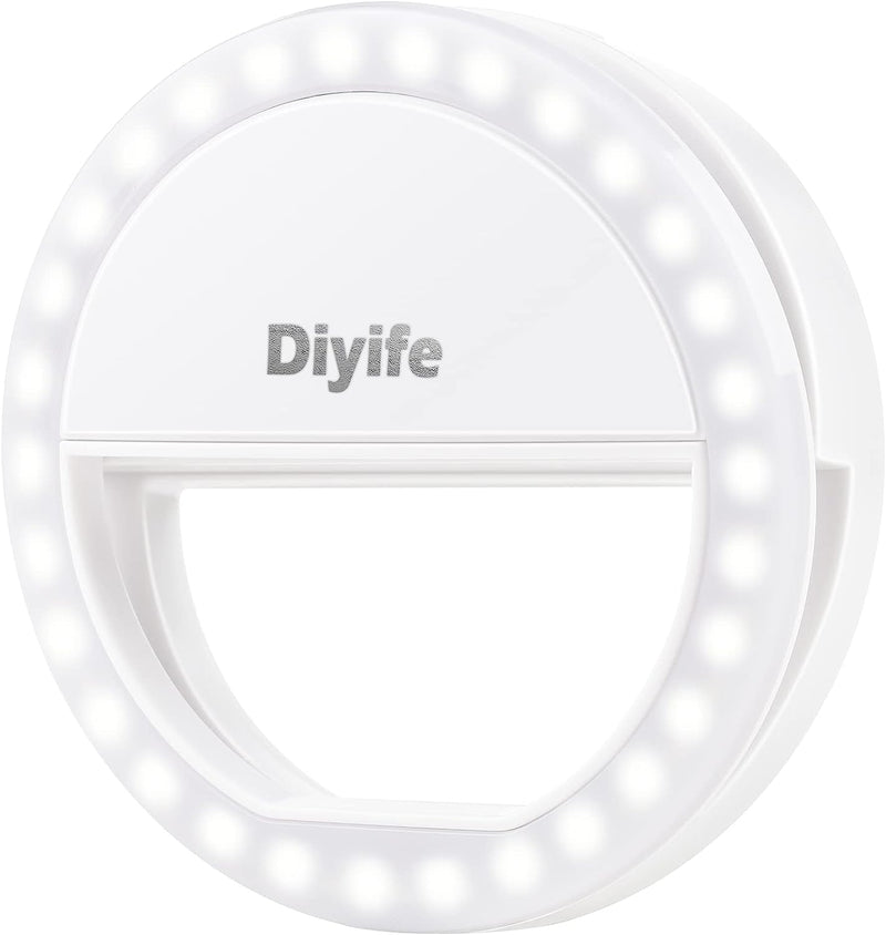 Selfie Ring Light, [Migliorata Versione]  Ricaricabile Luce Dell&