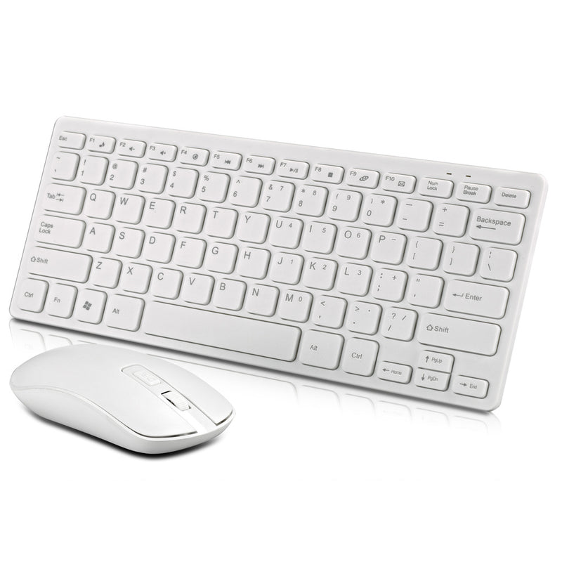 Wireless Keyboard and Mouse Set Chocolate