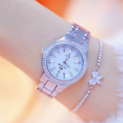 High-End Linked Watch Full Diamond Female Watch