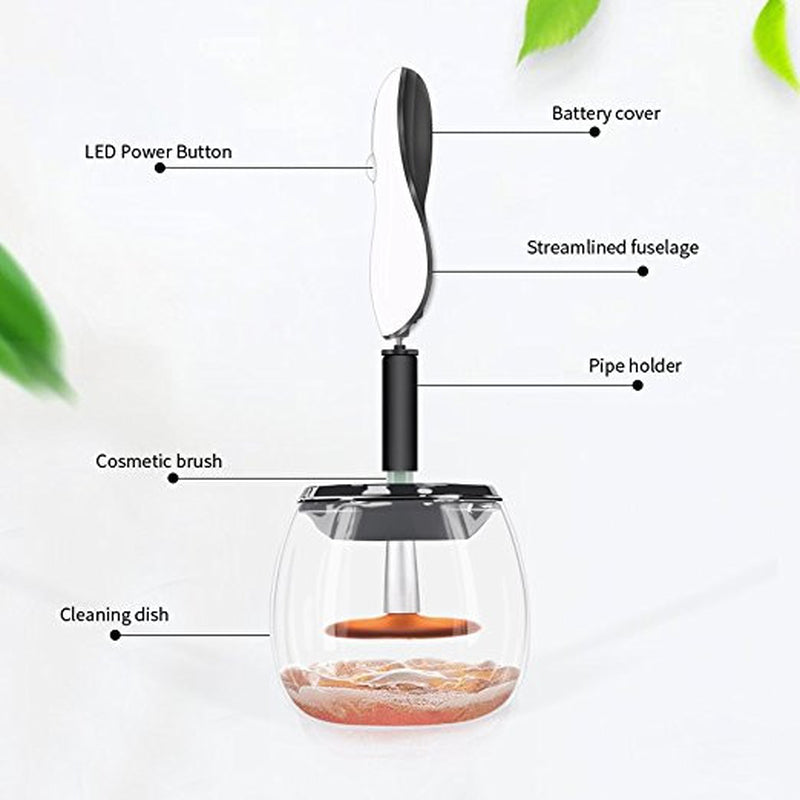 Makeup Brush Cleaner Cleans and Drier Deep Clean Machine 360 Degree Rotation Ensures Thorough Cleaning in Seconds