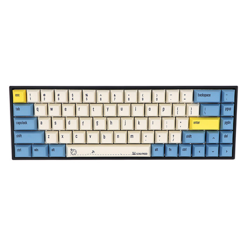 68-Key Mechanical Keyboard PBT Keycap