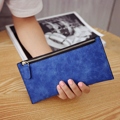 Women'S Purse Ladies Wallet Long Money Bags Simple Style