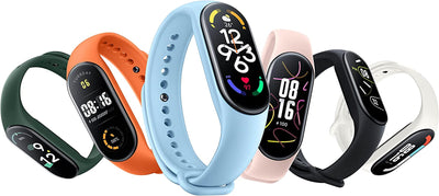 Smart Band 7, Schermo AMOLED 1.62'', Monitoraggio Sonno, Spo2, Frequenza Cardiaca, Vo2Max, Resistenza All'Acqua 5 ATM, 110+ Modalità Sportive, Durata Batteria 14 Giorni, Versione Italiana