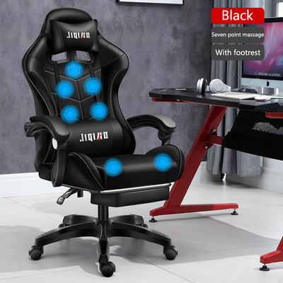 Men'S Computer Home Comfort Ergonomic Dormitory Gaming Seat Swivel Chair