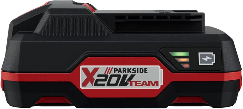 Parkside Batteria E Caricabatteria 20 V 2 Ah Con Bilanciamento Delle Celle Compatibile Con Tutta La Serie X TEAM 20 V