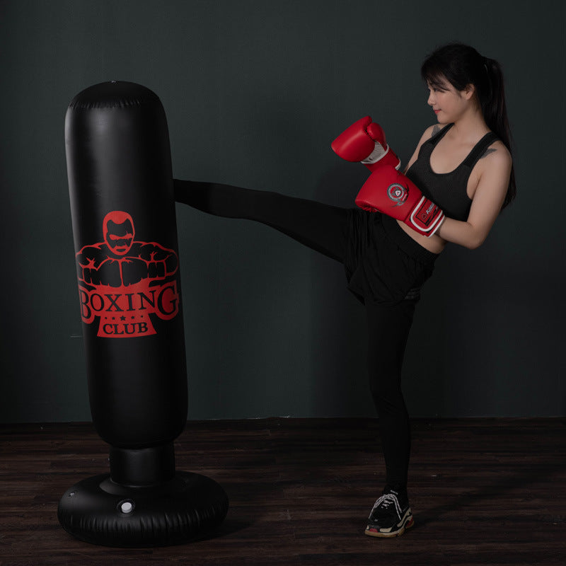 Free Standing Inflatable Boxing Punch Bag Boxing Kick Training Home Gym Fitness Tools for Adults Kids