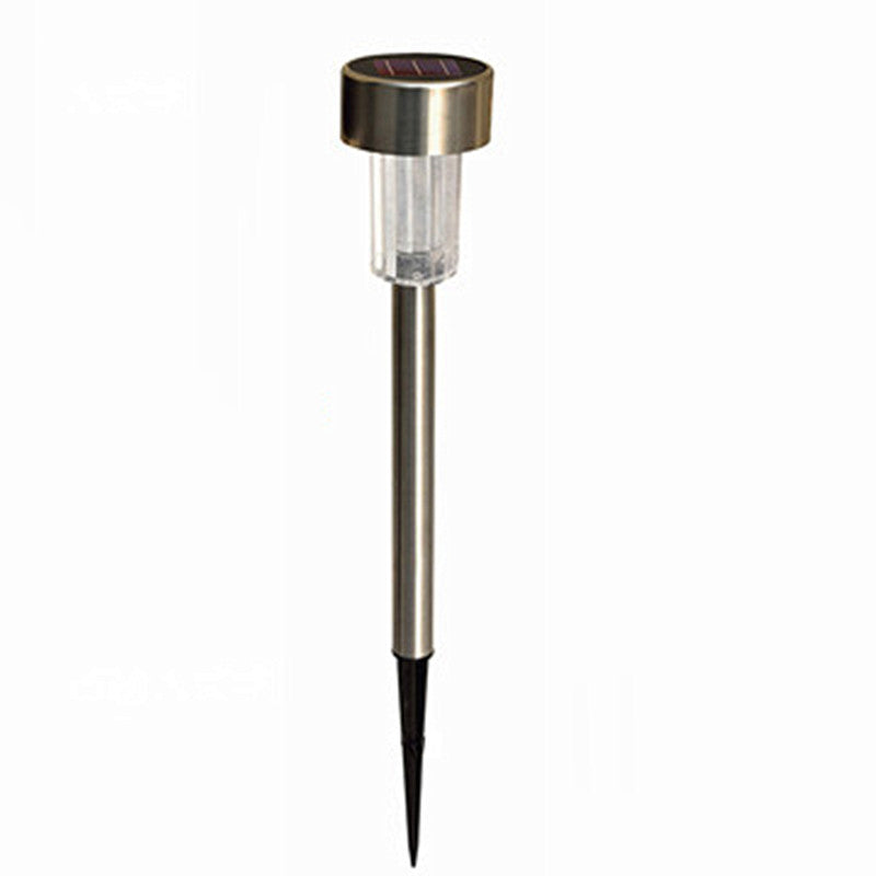 Factory Wholesale Stainless Steel Solar Light Lawn Lamp LED Garden Light Tube Lamp Foreign Trade Cross Border Explosion