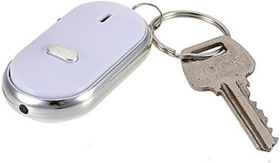 Whistle Key Finder Portachiavi Suono LED Con Fischio Claps