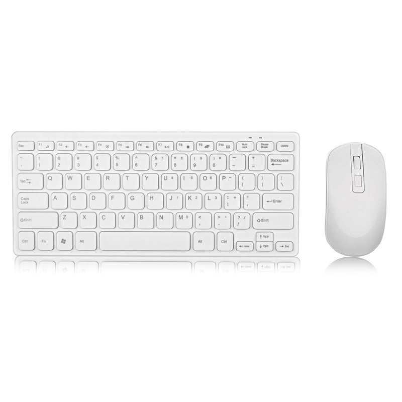 Wireless Keyboard and Mouse Set Chocolate