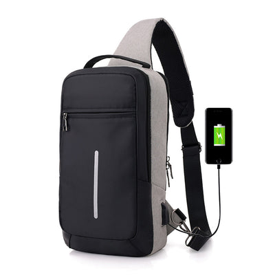 Anti-Theft USB Charging Chest Bag with You