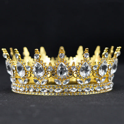 Bride Wedding Atmosphere round Crown Tiara