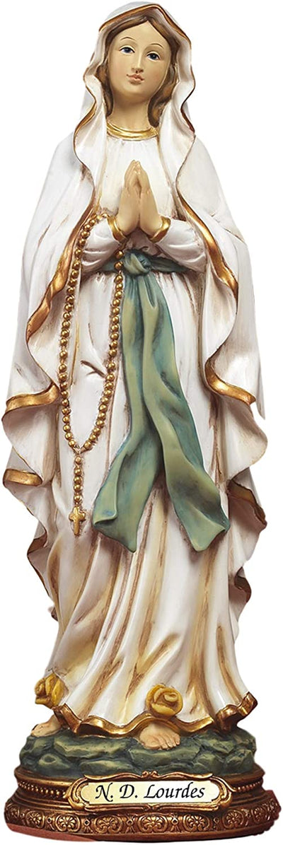 Statua Madonna Di Lourdes Cm.14,5