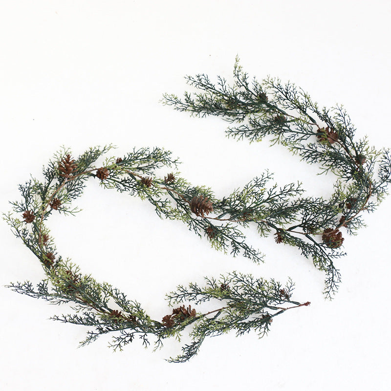 Creative Pine Branches and Red Fruit Ornaments Decoration