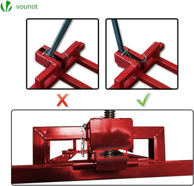 Sollevatore Trattore | Sollevatore Trattore Telescopico | 30% Risparmio Di Spazio | 400Kg Max