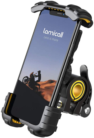 Supporto Telefono Bicicletta, Supporto Telefono Motociclo - Manubrio Supporto Cellulare per Iphone 14 13 12 11 Pro Max, 14 Plus, Xs Max X 8 7 6, Samsung S10 S9 S8, 4.7-6.8 Pollici Smartphones