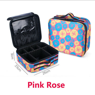 Large-Capacity Multifunctional Portable Cosmetic Bag