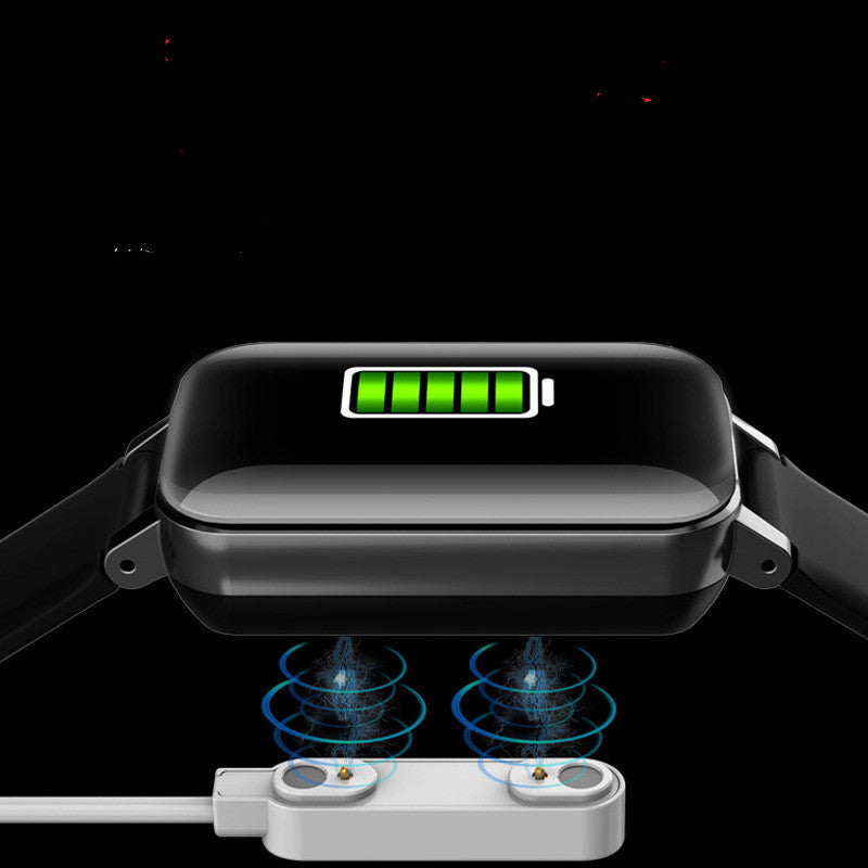 Smart Binaural Bracelet Wireless Bluetooth Headset 2-In-1