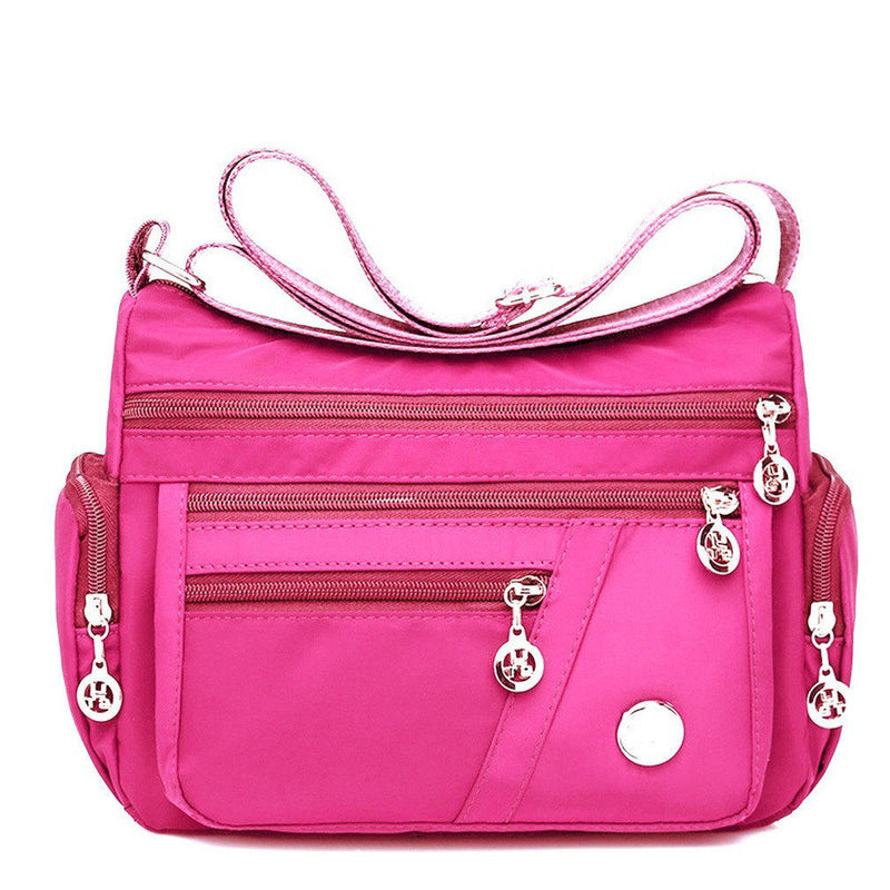 Nylon Multi-Compartment Casual One-Shoulder Messenger Bag