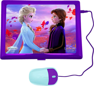 Disney Frozen 2 Computer Portatile Educativo Bilingue Italiano/Inglese 124 Attività Matematica Logica Musica Orologio Jc598Fzi5 3+Anni