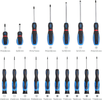 Set Di Cacciaviti Di Precisione, a Taglio, a Croce, Torx, Confezione Da 58 Pezzi