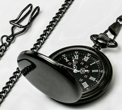 Retro All-Match Alloy Quartz Chain Pocket Watch